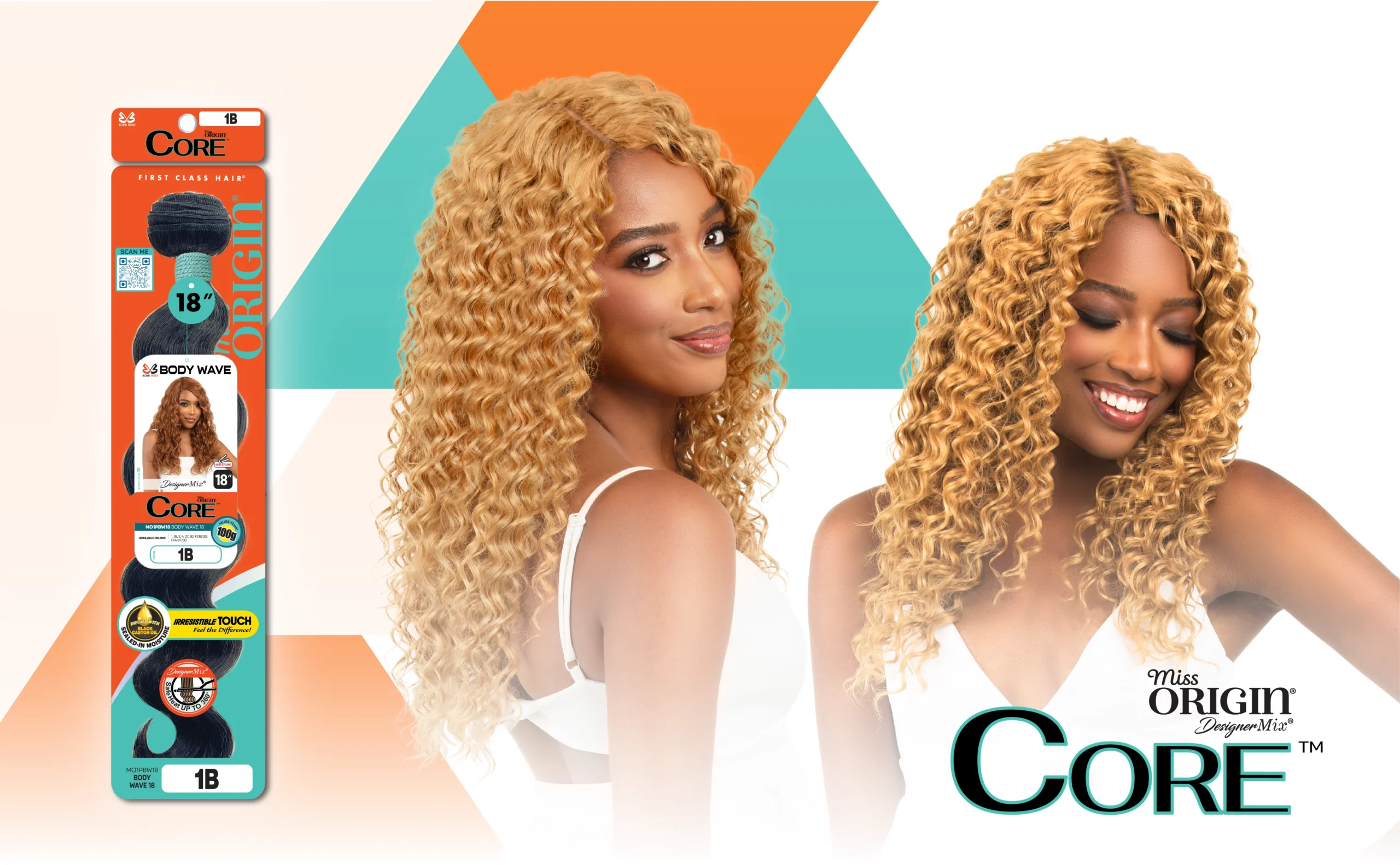 1pc deep wave (18″)